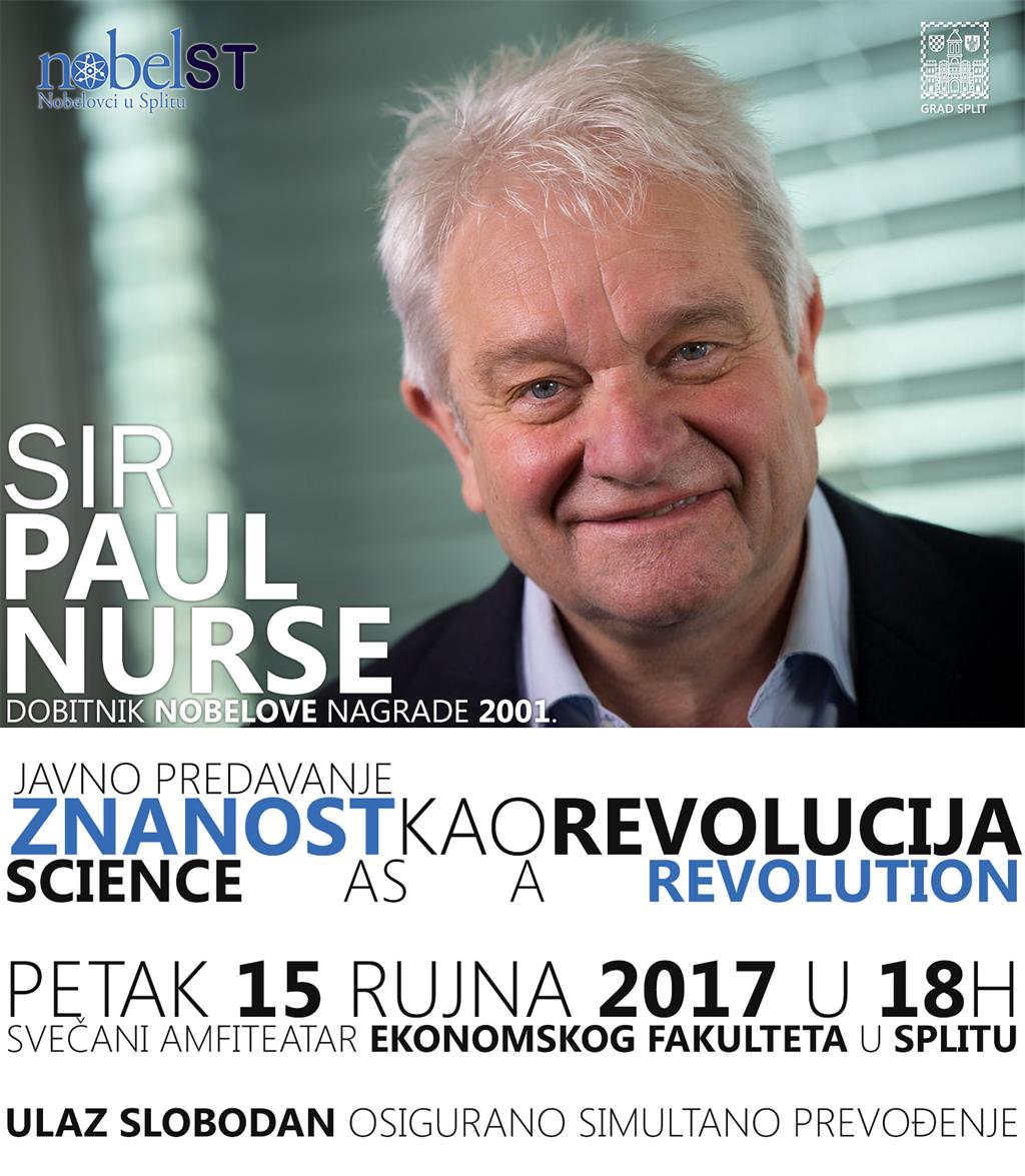 Predavanje - Sir Paul Nurse